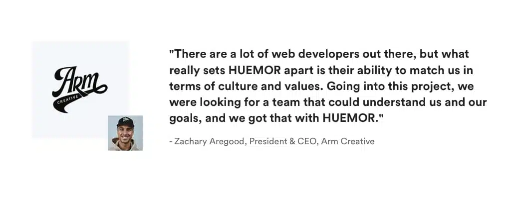 Website design and web development for ExtensisHR—Huemor web design